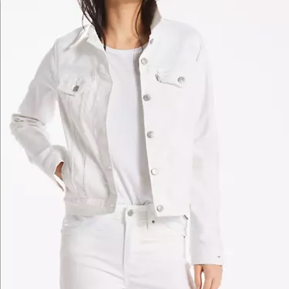 Levi’s White denim trucker jacket